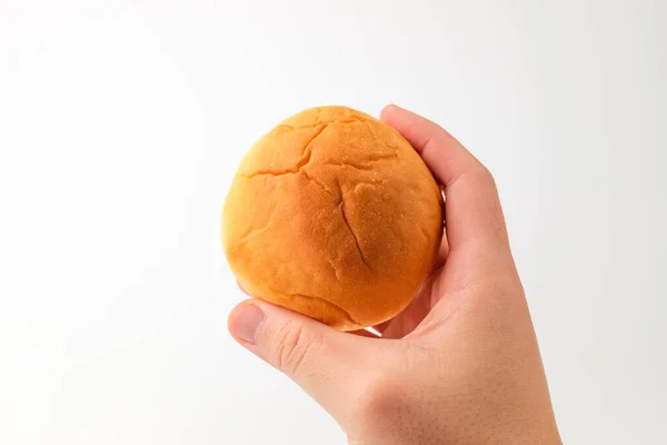 Pão Macio Pão Pequeno Almoço Pão Forma Redonda — Fotografia de Stock