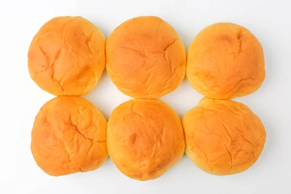Pâine Moale Pâine Pentru Micul Dejun Pâine Formă Rotundă — Fotografie, imagine de stoc