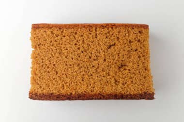 Yumuşak bir dokusu olan ekmek. Kahverengi şekerli ekmek. Tatlı tatlı