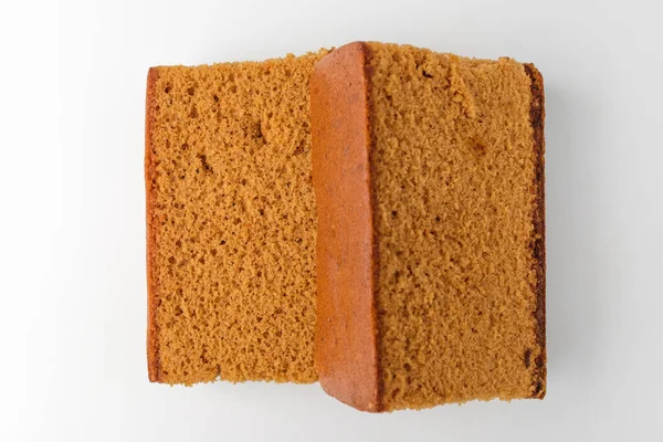 Pão Com Uma Textura Suave Pão Com Açúcar Mascavo Doce — Fotografia de Stock