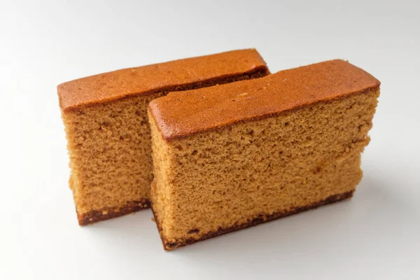 Chleb Miękkiej Strukturze Chleb Brązowym Cukrem Słodki Deser — Zdjęcie stockowe