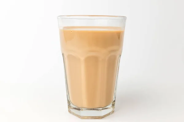 牛乳とコーヒー 柔らかい食感のコーヒー カフェラテ — ストック写真