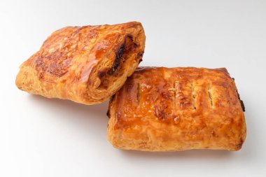 Elma reçelli tatlı. Tatlı ve yumuşak ekmek. Elma aromalı ekmek