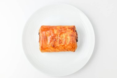 Elma reçelli tatlı. Tatlı ve yumuşak ekmek. Elma aromalı ekmek