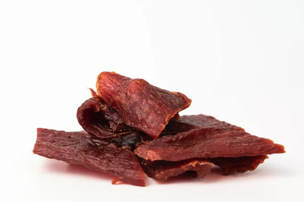 Dried Beef Dish Seasoned Beef Snack Made Seasoning Beef — Zdjęcie stockowe