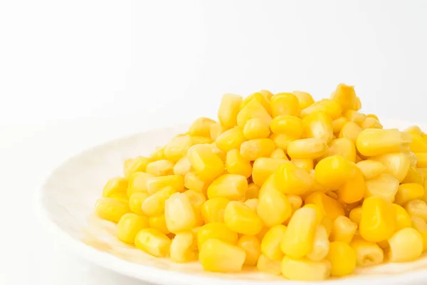 Canned Food Corn Kernels Good Texture Vegetarian Food — Stock Photo, Image