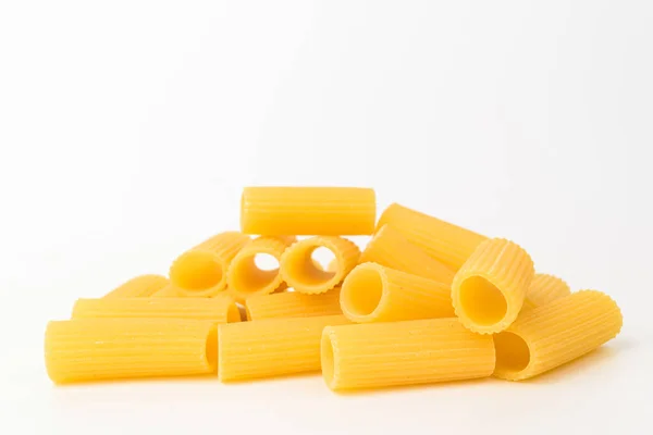 意大利饮食文化 意大利面的一种 圆柱形面食 面粉食品 — 图库照片