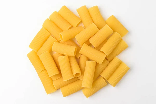 イタリアの食文化 パスタの一種だ 円筒形のパスタ 小麦粉食品 — ストック写真