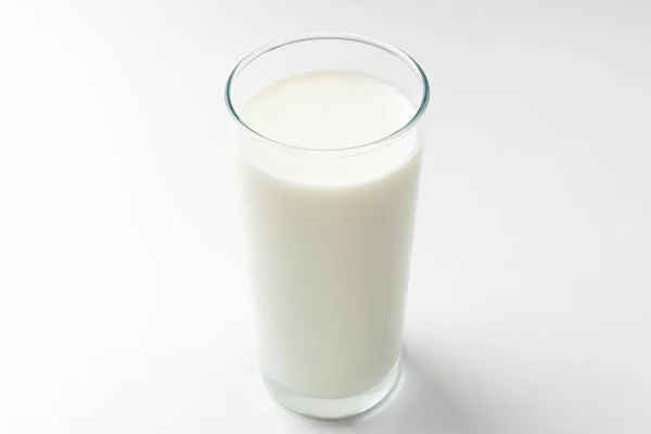 Bebida Saborosa Uma Bebida Gordurosa Leite Limpo Bebida Branca — Fotografia de Stock