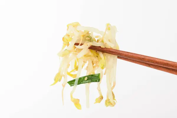 Vychází Fazolí Asijská Kultura Vegetariánské Jídlo — Stock fotografie