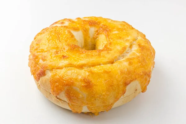 Melted Cheese Bagels Savory Light Dessert Dessert Bread — Stock Photo, Image