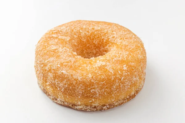 Donuts Sprinkled Coconut Powder Fried Bread Sweet Tender Dessert — Stock Photo, Image