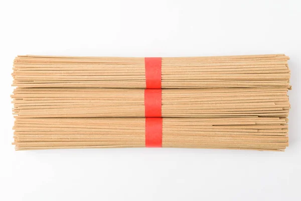 Buckwheat Noodles Elongated Noodles Food Buckwheat — Stock Photo, Image