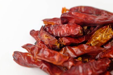 Baharatlı küçük biber. Vietnam 'dan kırmızı biber. Baharatlı ve aromalı sebzeler