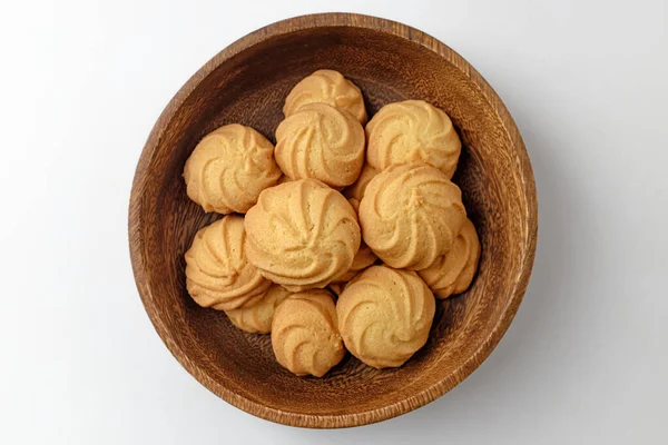 Savory Sweet Pastry Buttery Cookie Dessert Biscuit Shape — Stock Photo, Image