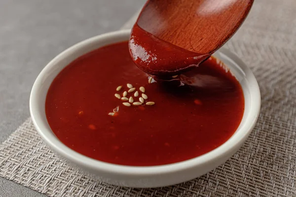 Asian Food Culture Chilli Sauce Vinegar Sugar Sweet Sour Food — Stock Photo, Image