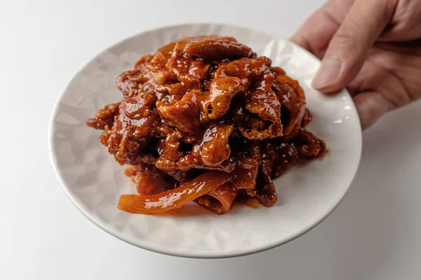 Cultura Culinaria Coreana Cibo Base Carne Maiale Alimenti Base Condimento — Foto Stock