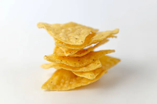 Nachos Doces Picantes Doces Feitos Milho Alimentos Feitos Com Milho — Fotografia de Stock