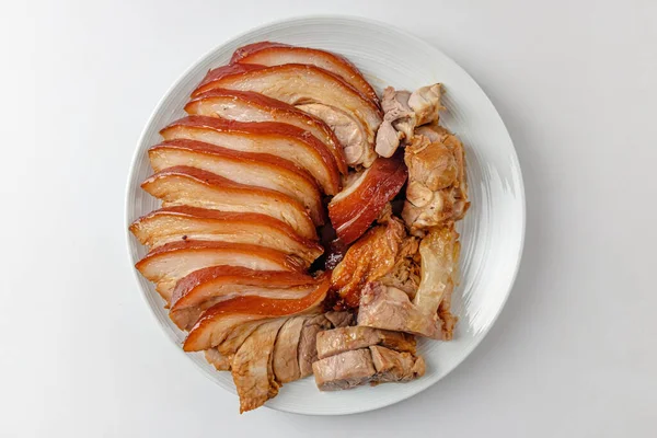 Schotels Gemaakt Met Varkenspoten Varkenspootjes Gekookt Kruiden Koreaanse Voedselcultuur — Stockfoto