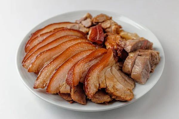 Schotels Gemaakt Met Varkenspoten Varkenspootjes Gekookt Kruiden Koreaanse Voedselcultuur — Stockfoto