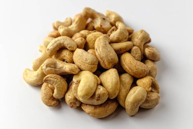 Lezzetli fındık Kızarmış fındık. kaju fıstığından tohumlar