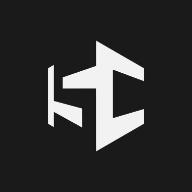 Büyük Harfler CS ilk S & C kombinasyon simgesi vektör şablonu çizimleri