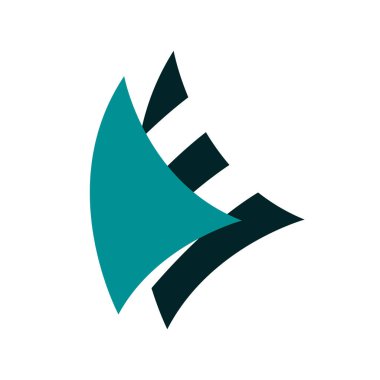 Sahil teknesinde yelkenli yelkenli logo tasarımı yaz tarzı vektör illüstrasyonunda