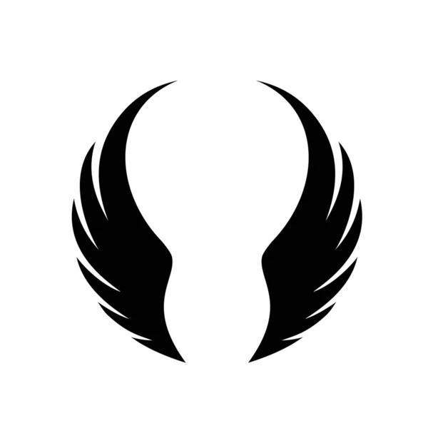 Vector Diseño Logotipo Alas Abstractas Personalizadas Icono Del Círculo Ilustraciones — Vector de stock