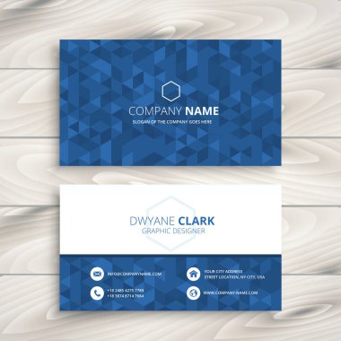 Modern kartvizit şablonu tasarımı