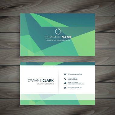 Modern kartvizit şablonu tasarımı