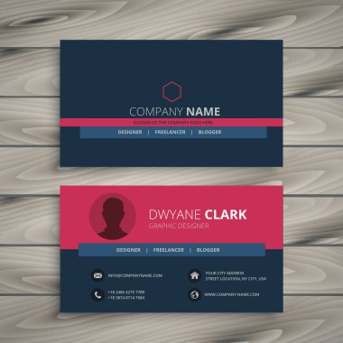 Modern kartvizit şablonu tasarımı