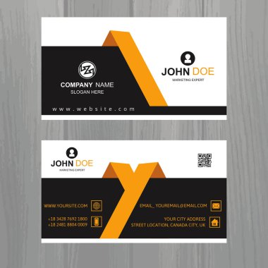 Modern kartvizit şablonu tasarımı