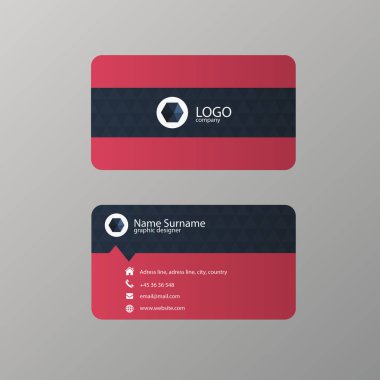 Modern kartvizit şablonu tasarımı