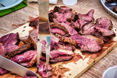 Izgara geleneksel Brezilya Picanha 'sı, Brezilya' da yaygın olarak tüketilen ve popüler olan bir et dilimi.