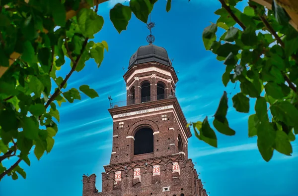 Csodálatos Sforza Kastély Castello Sforzesco Milánóban Olaszországban — Stock Fotó