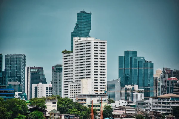 Skyline Города Бангкок — стоковое фото