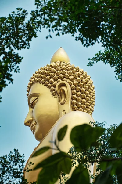 Bangkok Tailandia Abril 2021 Estatua Gigante Buda Dorada Dhammakaya Thep —  Fotos de Stock