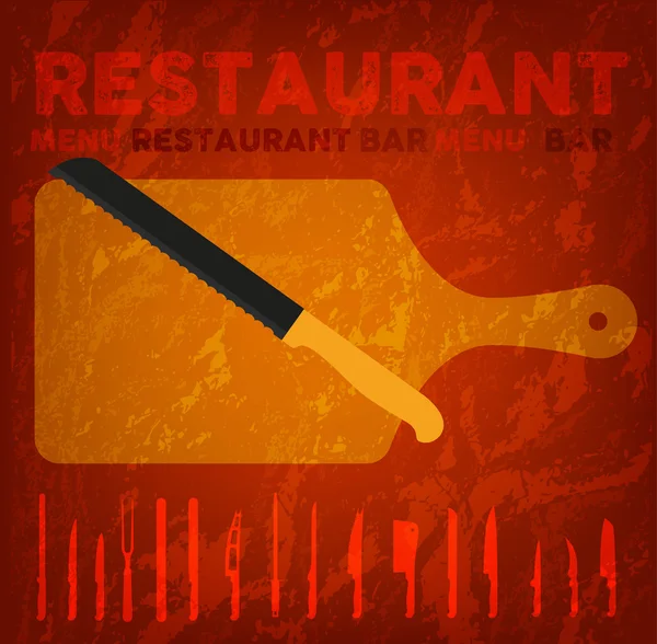 Restaurant Menü Set Sammlung Symbol — Stockvektor