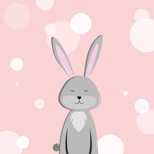 Vector Rabbit Your Ideas — Stock Vector