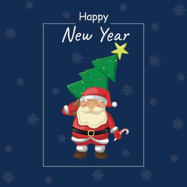 Vektör illüstrasyonu Mutlu yıllar 2021