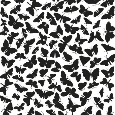 baskı, vektör illüstrasyonu, desen, kelebek kartpostalı