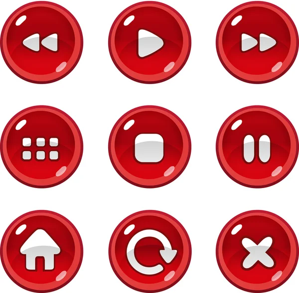 Game UI  icons gui — Stock Vector