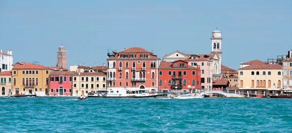 Venecia Italia Septiembre 2020 Vista Panorámica Laguna Venecia Con Casas —  Fotos de Stock