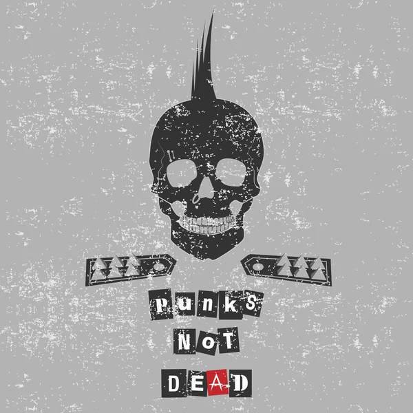 Punk ist nicht tot — Stockvektor