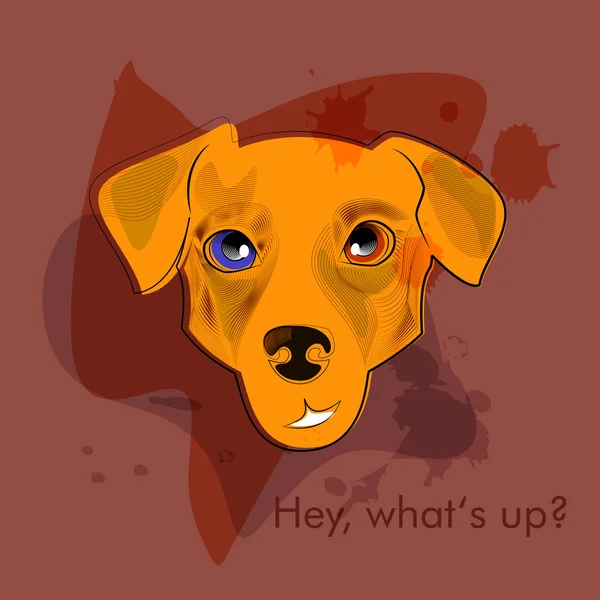 Le chien qui parle — Image vectorielle
