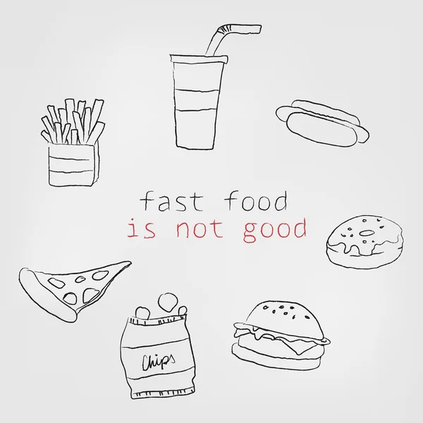 Fast food iyi değil