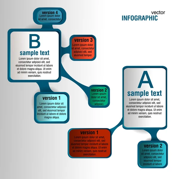 Infographic etiket seçenekleri ile