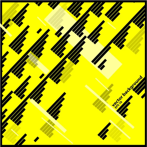 Yellow retro vector background — Stock Vector