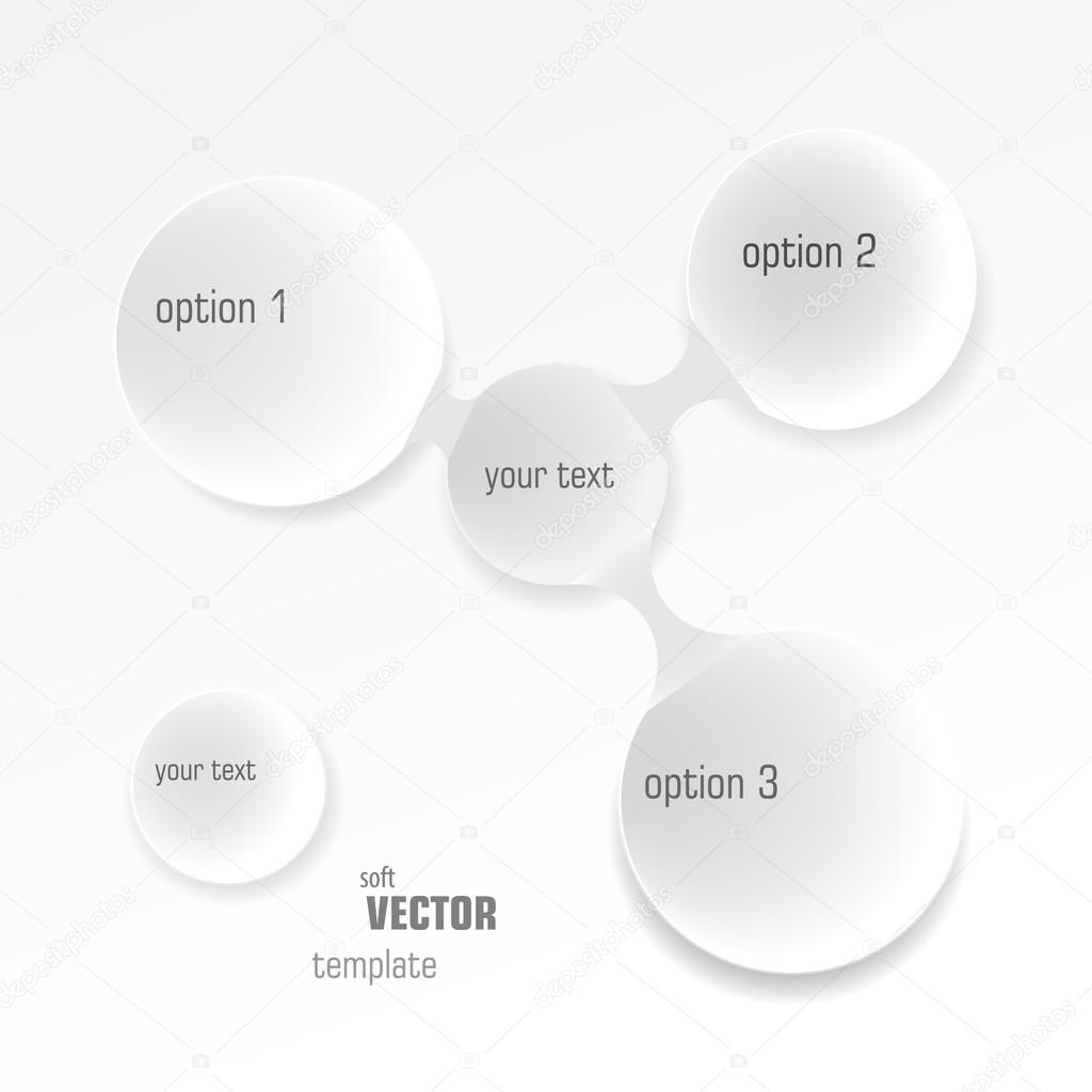 Soft vector background with options