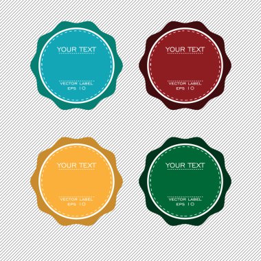 Four color version of badges